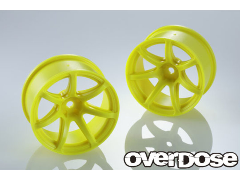 Overdose R-SPEC Work Emotion T7R / Color: Fluor Yellow / Offset: 7mm (2pcs)