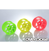 Overdose R-SPEC Work Emotion T7R / Color: Fluor Yellow / Offset: 7mm (2pcs)
