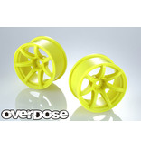 Overdose R-SPEC Work Emotion T7R / Color: Fluor Yellow / Offset: 7mm (2pcs)