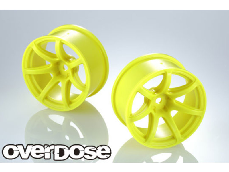 Overdose R-SPEC Work Emotion T7R / Color: Fluor Yellow / Offset: 7mm (2pcs)