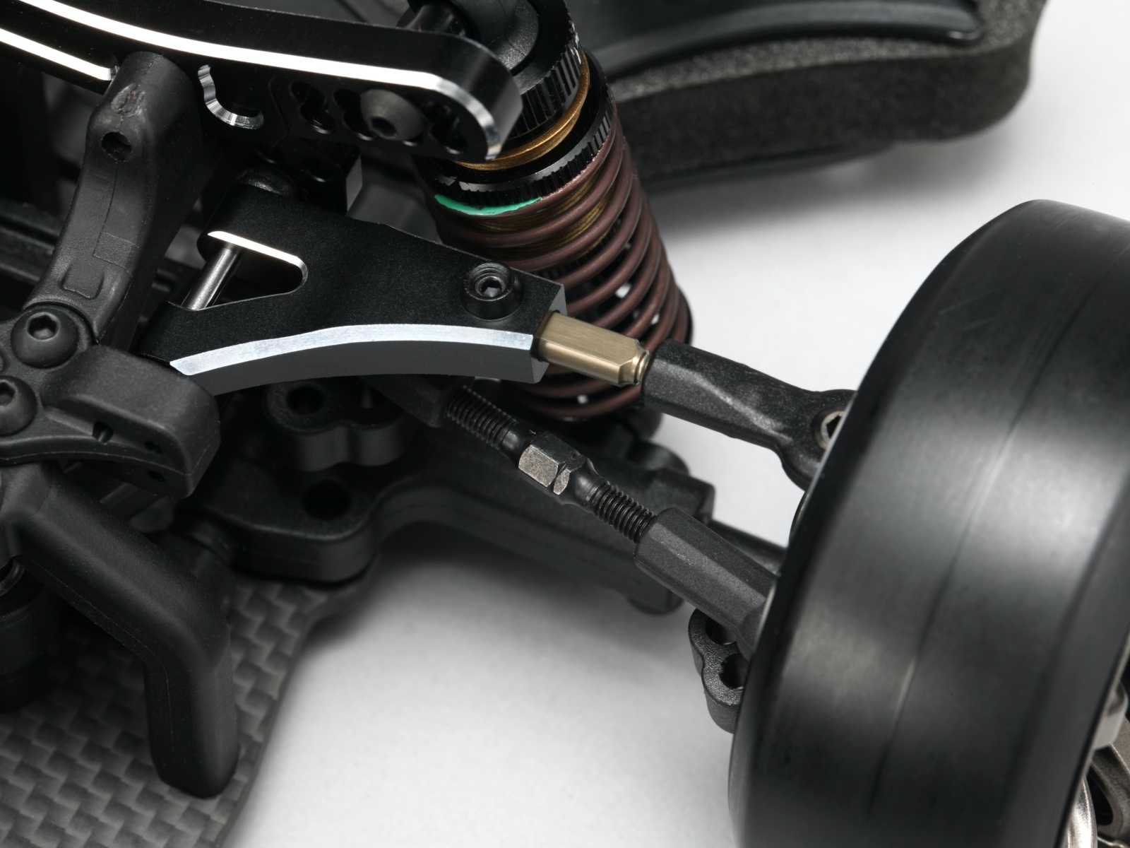 Yokomo Front Upper A-Arm Rod End Adapter 23mm Yokomo Front Upper A-Arm Rod End Adapter 23mm