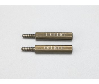 Yokomo Aluminum Rod End Adaptor 27mm for Front Lower A-Arm (2pcs)