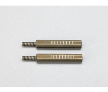 Yokomo Aluminum Rod End Adaptor 30mm for Front Lower A-Arm (2pcs)