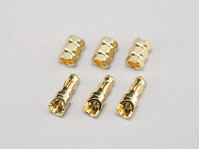 Yokomo RP-107A - Racing Performer Φ3.5 Brushless Connecter Set (3set)