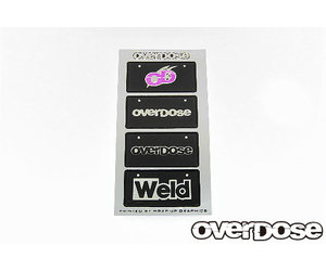 Overdose 3D Numberplate Sticker Overdose 3D Numberplate Sticker