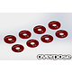 Alum. Wheel Spacer Set / Red (8)