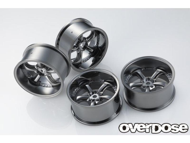 Overdose Work VS KF / Color: Black Metal Chrome / Offset: 7mm (2pcs)