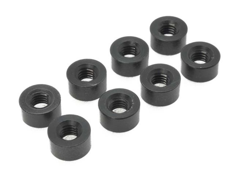 WRAP-UP Next 0530-FD - M3 Duracon Round Nut Φ6mm x 3mm (8pcs)