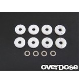 Overdose PTFE Shock Piston Set (φ0.6x2/φ0.7x2/φ0.8x2/Blank)