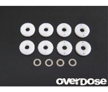 Overdose PTFE Shock Piston Set (φ0.6x2/φ0.7x2/φ0.8x2/Blank)