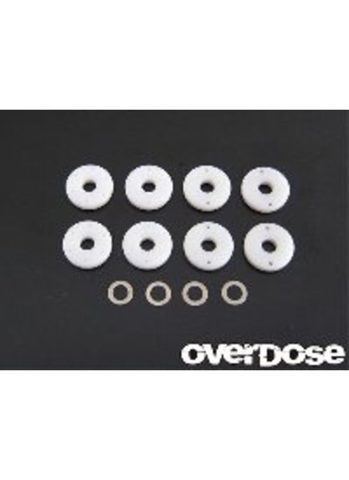 Overdose PTFE Shock Piston Set (φ0.6x2/φ0.7x2/φ0.8x2/Blank)