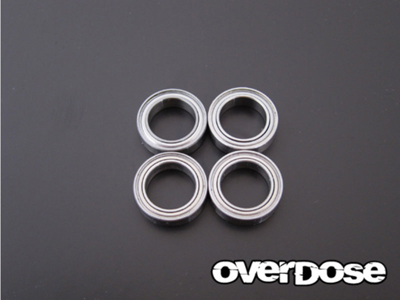 Overdose Low Friction Ball Bearings φ10mm x φ15mm x 4mm (4pcs)