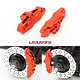 Aluminium Simulation Brake Calipers V2.0 Small for PDS / Red (2pcs)
