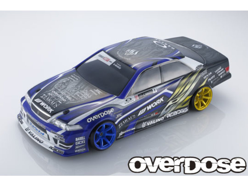 Overdose Toyota Mark II JZX100 Clear Body & Weld Hyakushiki Rokugouki Graphic Decal Set