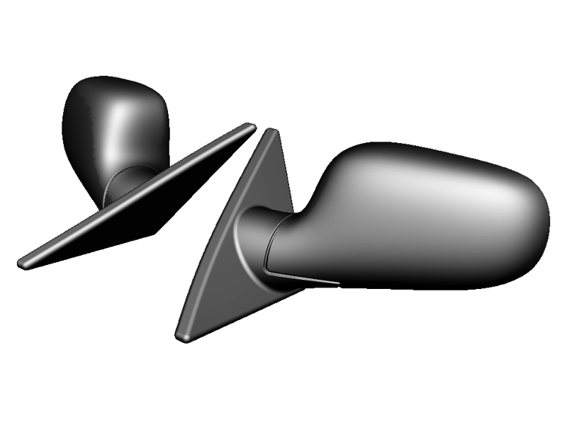 Rc Arlos AF-NTD300SM - Side Mirrors for Nissan 300ZX (Z32) TwinZ Design