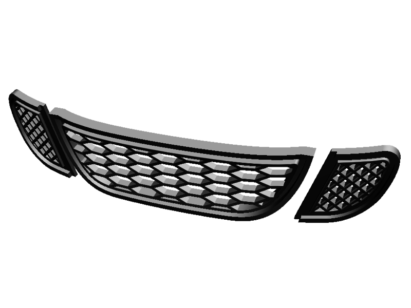Rc Arlos AF-NTD300FI - Front Air Intakes for Nissan 300ZX (Z32) TwinZ Design