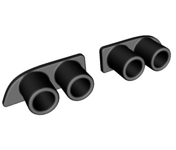 Rc Arlos Exhaust for Nissan 300ZX (Z32) TwinZ Design