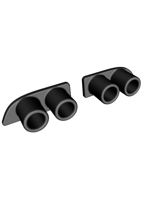 Rc Arlos Exhaust for Nissan 300ZX (Z32) TwinZ Design