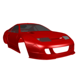 Rc Arlos AF-NTD300 - Nissan 300ZX (Z32) TwinZ Design Clear Body