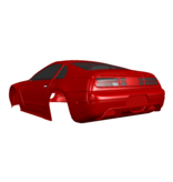 Rc Arlos AF-NTD300 - Nissan 300ZX (Z32) TwinZ Design Clear Body