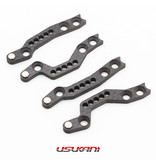 Usukani PDSP-55 - Long CF Side Plate Set for Rear Arm for PDSR (4pcs)