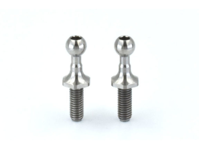 ReveD SPM Titanium Rod End Ball Long Neck / φ4.3mm / Screw Length 6.0mm (2pcs)