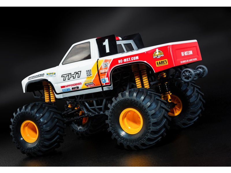 MST MTX-1 4WD 1/10 Monster Truck KIT / Body: TH1 (Toyota Hilux) (Clear Body)