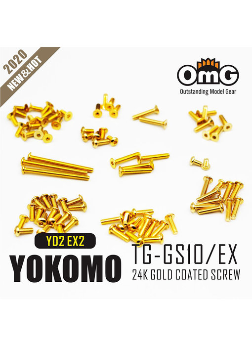 RC OMG Golden Screw Kit for Yokomo YD2 EXII