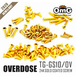 RC OMG TG-GS10/OV - Golden Screw Kit for Overdose Galm