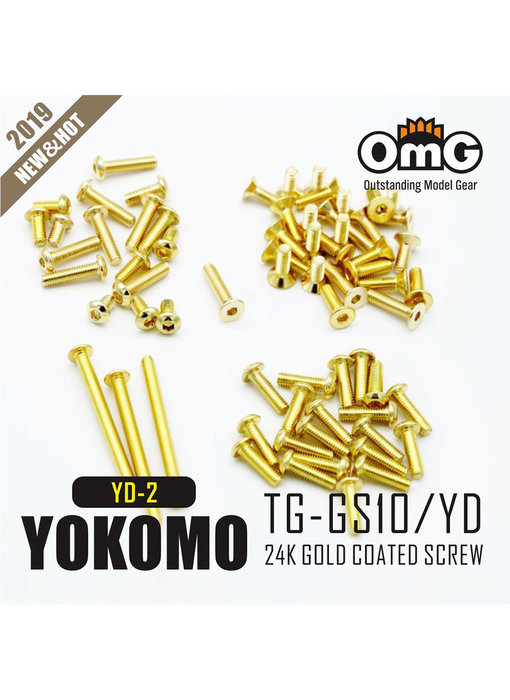 RC OMG Golden Screw Kit for Yokomo YD-2E