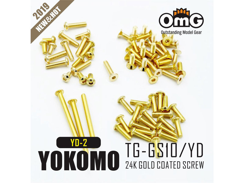 RC OMG TG-GS10/YD - Golden Screw Kit for Yokomo YD-2E