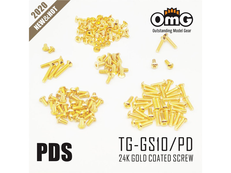 RC OMG TG-GS10/PD - Golden Screw Kit for Usukani PDS