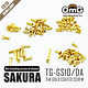 Golden Screw Kit for Sakura D4 (AWD without Chassis screws)