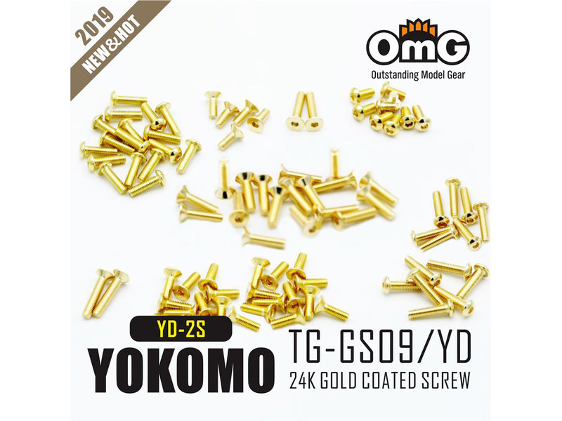 RC OMG TG-GS09/YD - Golden Screw Kit for Yokomo YD-2S