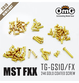 RC OMG TG-GS10/FX - Golden Screw Kit for MST FXX