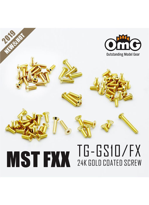 RC OMG Golden Screw Kit for MST FXX