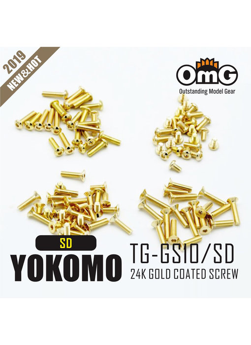 RC OMG Golden Screw Kit for Yokomo SD