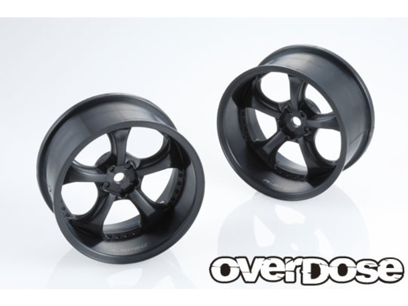 Overdose R-SPEC Work VS KF Type-RY / Color: Black / Offset: 7mm (2pcs)