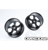 Overdose R-SPEC Work VS KF Type-RY / Color: Black / Offset: 5mm (2pcs)