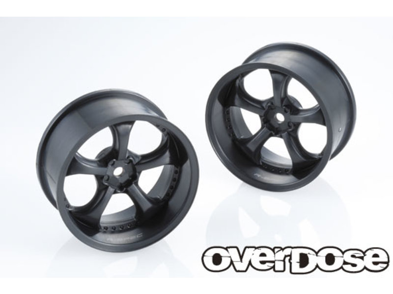 Overdose R-SPEC Work VS KF Type-RY / Color: Black / Offset: 5mm (2pcs)