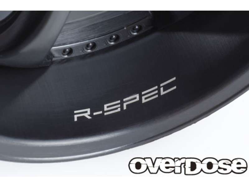 Overdose / OD2764 / R-SPEC Work VS KF Type-RY / Color: Black / Offset: 5mm  (2pcs) - Drifted