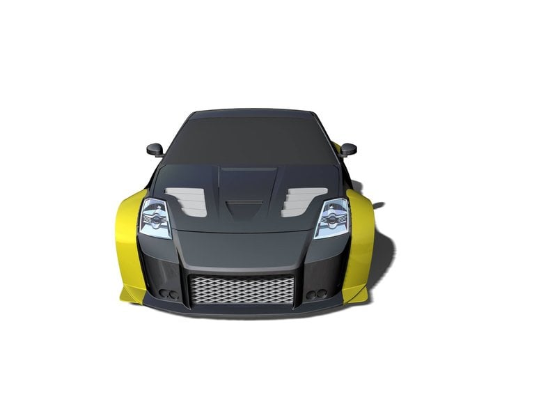 Rc Arlos AF-350ZVSHI - Hood Vent for Nissan 350Z Veilside