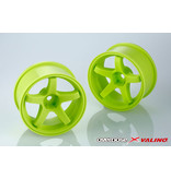 Overdose R-SPEC Valino GV330 26mm / Color: Lime Yellow / Offset: 7mm (2pcs)