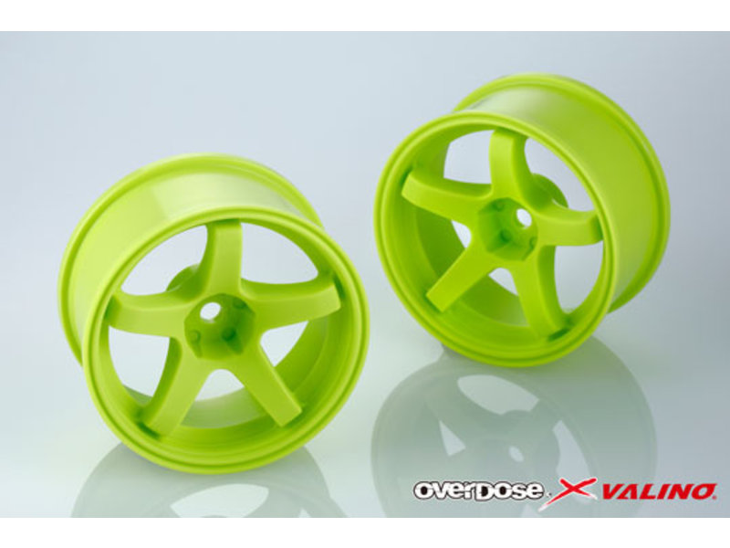 Overdose R-SPEC Valino GV330 26mm / Color: Lime Yellow / Offset: 7mm (2pcs)