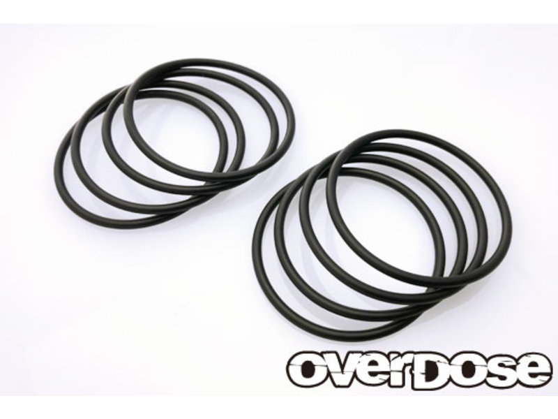 Overdose Tire Stabilized O-Ring Black (8pcs)