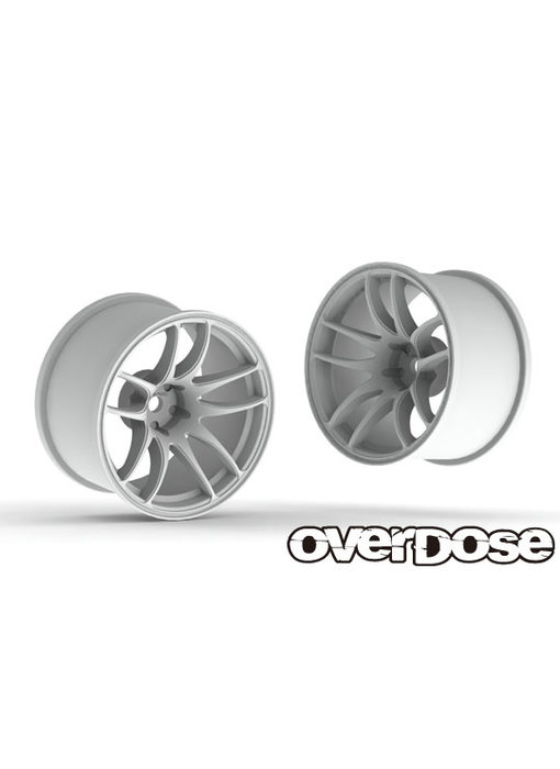 Overdose R-SPEC Work Emotion CR Kiwami 30mm / White / 9mm (2)