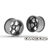 Overdose Work VS KF 30mm / Color: Matte Chrome / Offset: 9mm (2pcs)