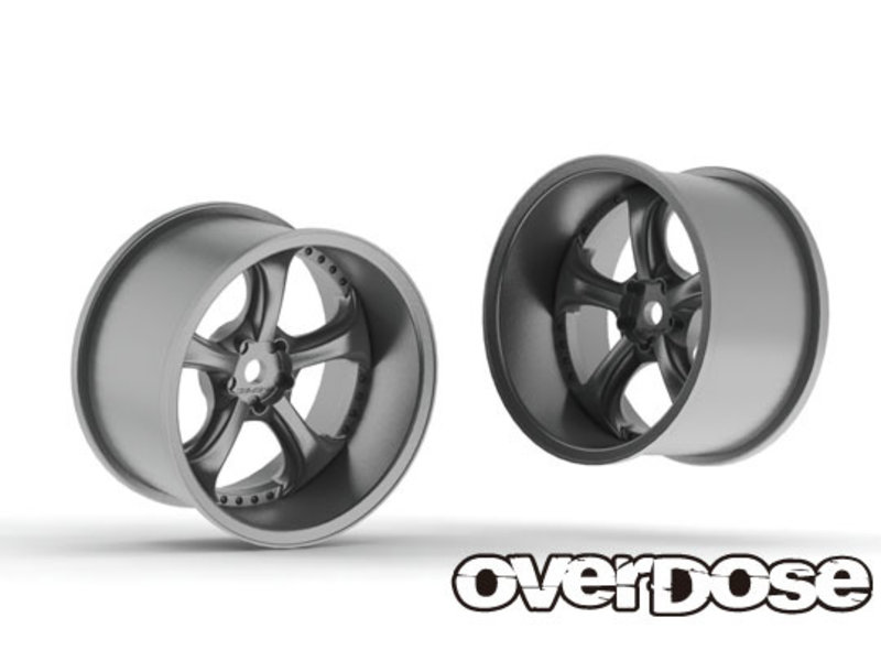 Overdose Work VS KF 30mm / Color: Matte Chrome / Offset: 9mm (2pcs)