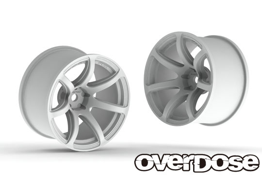 Overdose R-Spec WORK EMOTION T7R 30mm Wheel - White Overdose R-Spec WORK EMOTION T7R 30mm Wheel - White