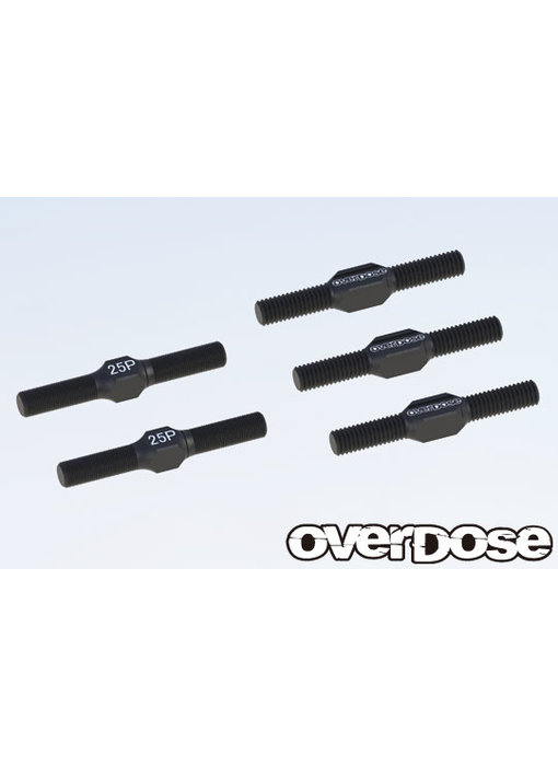 Overdose Alum. Turnbuckle Set for GALM / Black